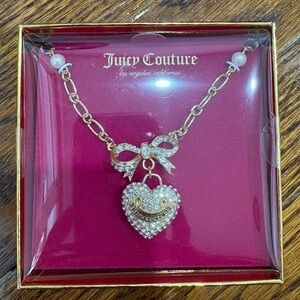 Juicy Couture Gold and Silver Heart Necklace